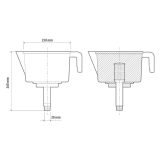 Lampa professionaalne lehter 3 filtriga | HL Autoosad