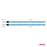 AMiO LED COB ribad 2 x 30 cm 12 V sinine | HL Autoosad
