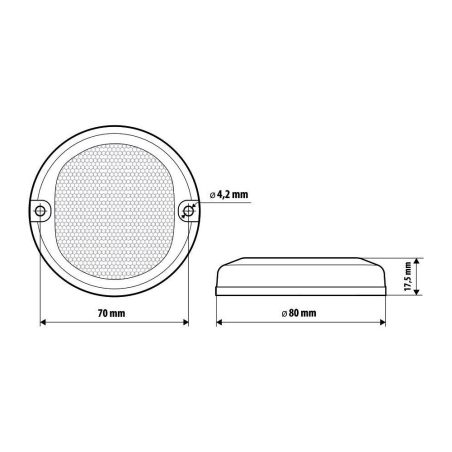 Lampa gabariidituli 4 LED-i 12/24 V valge | HL Autoosad