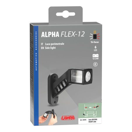 Lampa gabariidituli 6 LED-i 12/24 V parem, 3 külge | HL Autoosad
