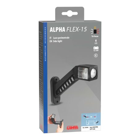 Lampa gabariidituli 6 LED-i 12/24 V vasak, 3 külge | HL Autoosad