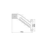 Lampa gabariidituli 6 LED-i 12/24 V vasak, 3 külge | HL Autoosad