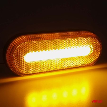 AMiO gabariidituli 10–30 V, LED, IP67, oranž, ovaalne | HL Autoosad
