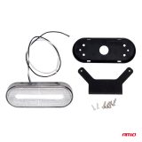 AMiO gabariidituli 10–30 V, LED, IP67, valge, ovaalne | HL Autoosad