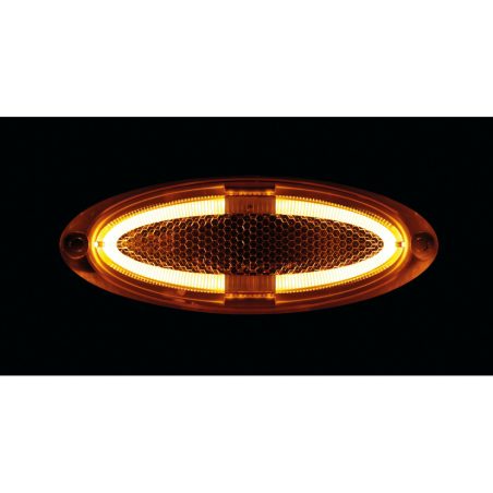 Lampa LED valgusti, oranž, 12–24 V, 124 x 45 mm | HL Autoosad