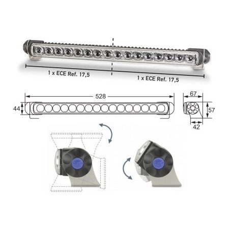 Hella LED470 Single Twin kaugtuli ref 35 | HL Autoosad