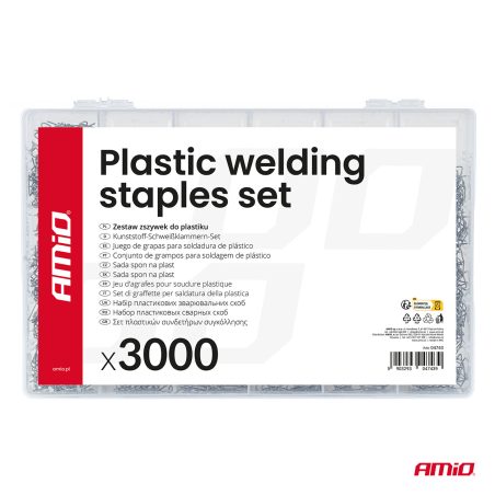 AMiO plastkeevituse klambrite komplekt, 3000 tk | HL Autoosad
