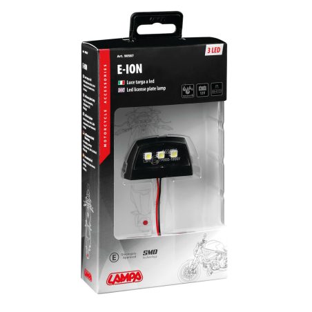 Lampa numbrituli 3 SMD LED-i, 12 V, 58 x 31 x 14 mm, E | HL Autoosad