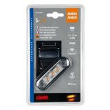 Lampa süvistatav valgusti, 3 LED-valgustit, oranž | HL Autoosad