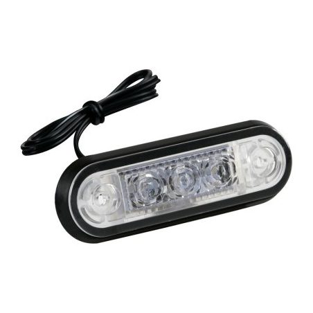 Lampa süvistatav valgusti, 3 LED-valgustit, punane | HL Autoosad