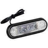Lampa süvistatav valgusti, 3 LED-valgustit, punane | HL Autoosad