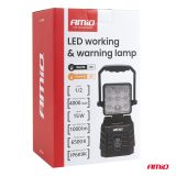 AMiO LED-töö- ja hoiatustuli 15 W akuga | HL Autoosad
