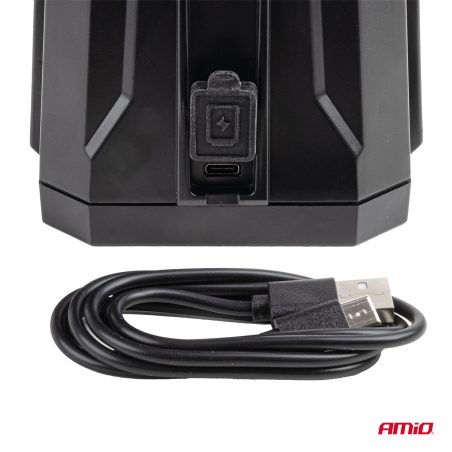 AMiO LED-töö- ja hoiatustuli 15 W akuga | HL Autoosad