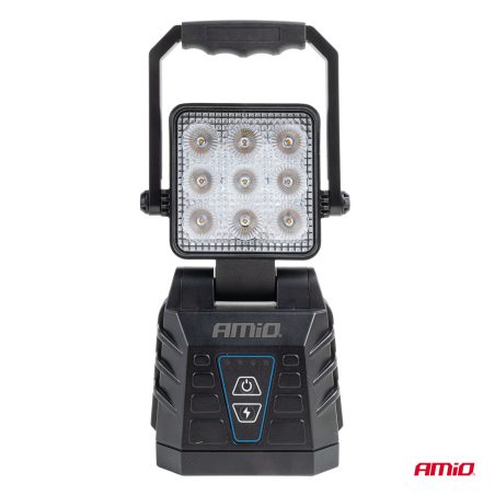 AMiO LED-töö- ja hoiatustuli 15 W akuga | HL Autoosad
