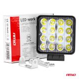 AMiO töötuli 16 LED-i, 110 x 110 mm, 12–24 V, 3850 lm | HL Autoosad