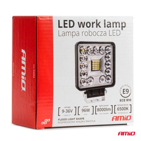AMiO töötuli 96 W, 9–36 V, 8000 lm, 6500K, IP67 | HL Autoosad