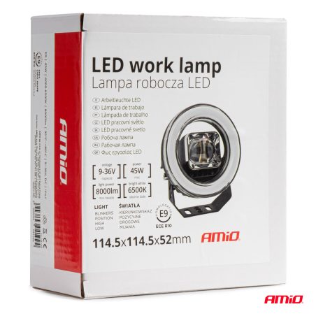 AMiO töövalgusti 45 W 6500K 8000 lm 9–36 V | HL Autoosad