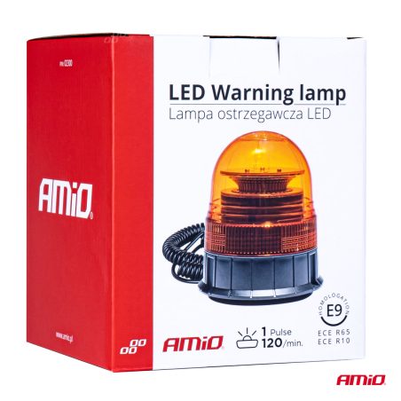 AMiO LED vilkur oranž 12/24 V 39 LED magnetkinnitus | HL Autoosad