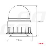 AMiO LED vilkur oranž 12/24 V 39 LED magnetkinnitus | HL Autoosad