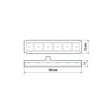 Lampa painduv vilkur 6 LED-i 12/24 V E mark | HL Autoosad