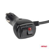 AMiO vilkur 16 LED-i 12/24 V oranž magnet | HL Autoosad