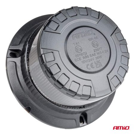 AMiO vilkur 16 LED-i 12/24 V oranž magnet | HL Autoosad