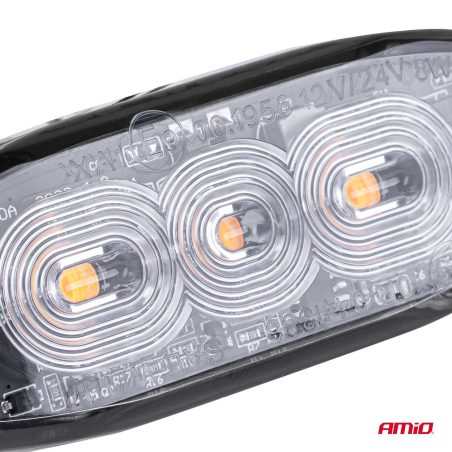 AMiO vilkur iluvõresse 12/24 V, LED 3 x 3 W, E9 | HL Autoosad