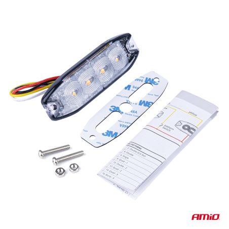 AMiO vilkur iluvõresse 12/24 V, LED 4 x 3 W, E9 | HL Autoosad