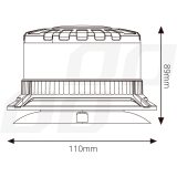 AMiO vilkur magnetiga 16 LED-i, 120 välku minutis | HL Autoosad