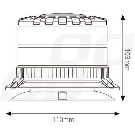 AMiO vilkur magnetiga 16 LED-i 120 välku minutis | HL Autoosad
