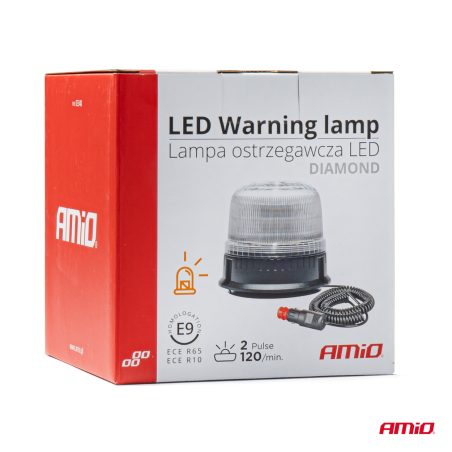 AMiO vilkur magnetiga 24 LED-i 12–24 V IP66 7 W, oranž | HL Autoosad
