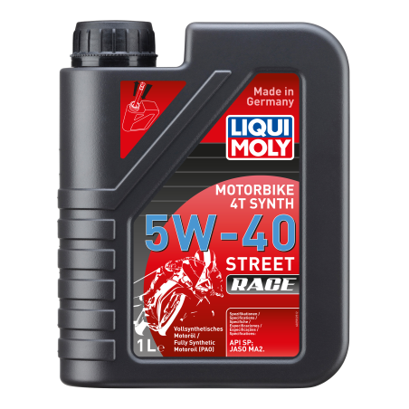 Liqui Moly MOTO Street Race Synth 4T 5W-40 mootoriõli | HL Autoosad
