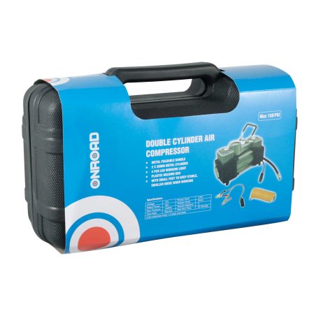 Onroad HD kompressor 12 V, 2-silindriline, karbis | HL Autoosad