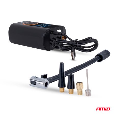 AMiO kaasaskantav õhukompressor LED, USB-C, 40 W | HL Autoosad