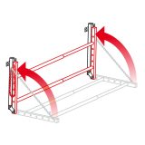 Lampa rehvide ja velgede riiul 90–130 cm, kuni 90 kg | HL Autoosad