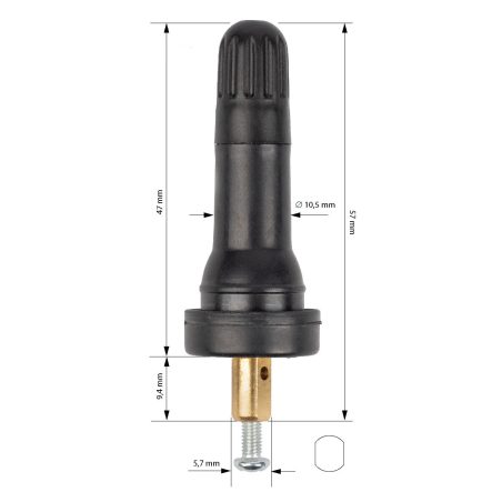 TPMS-anduri ventiil Schrader/Bosch | HL Autoosad