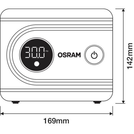 Osram TYREinflate 612 Essential digitaalne rehvipump | HL Autoosad