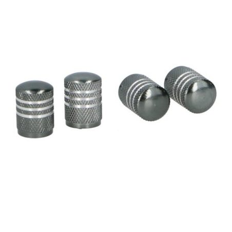 Dunlop alumiiniumist ventiiliotsikud, hallid, 4 tk | HL Autoosad