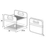 Lampa kokkuvolditav asjade hoidja 32 x 27 x 28 cm | HL Autoosad