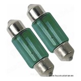 Lampa lambipirnid, festoon, 10 W, 12 V, roheline | HL Autoosad