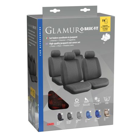 Lampa istmekatete komplekt Glamur, must | HL Autoosad
