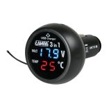 Lampa multifunktsionaalne termomeeter-voltmeeter USB-ga | HL Autoosad