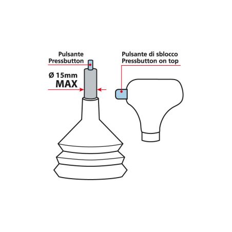Lampa automaatkäigukangi nupp, alumiinium ja nahk | HL Autoosad