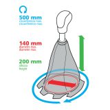Lampa käigukangi nahkkate, must | HL Autoosad