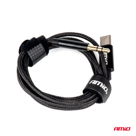 AMiO audiojuhe USB-C – mini-AUX, 1 m | HL Autoosad