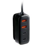 Dunlop autolaadija USB-A ja USB-C jaoturiga, 12 – 24 V | HL Autoosad