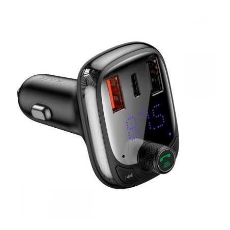 Baseus FM-transmitter 2 x USB ja USB-C, 12/24 V | HL Autoosad