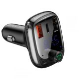 Baseus FM-transmitter 2 x USB ja USB-C, 12/24 V | HL Autoosad