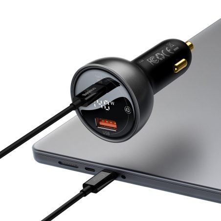 Baseus autolaadija USB ja USB-C, 140 W | HL Autoosad