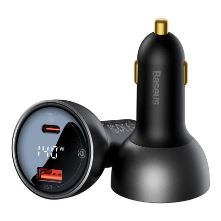 Baseus autolaadija USB ja USB-C, 140 W | HL Autoosad